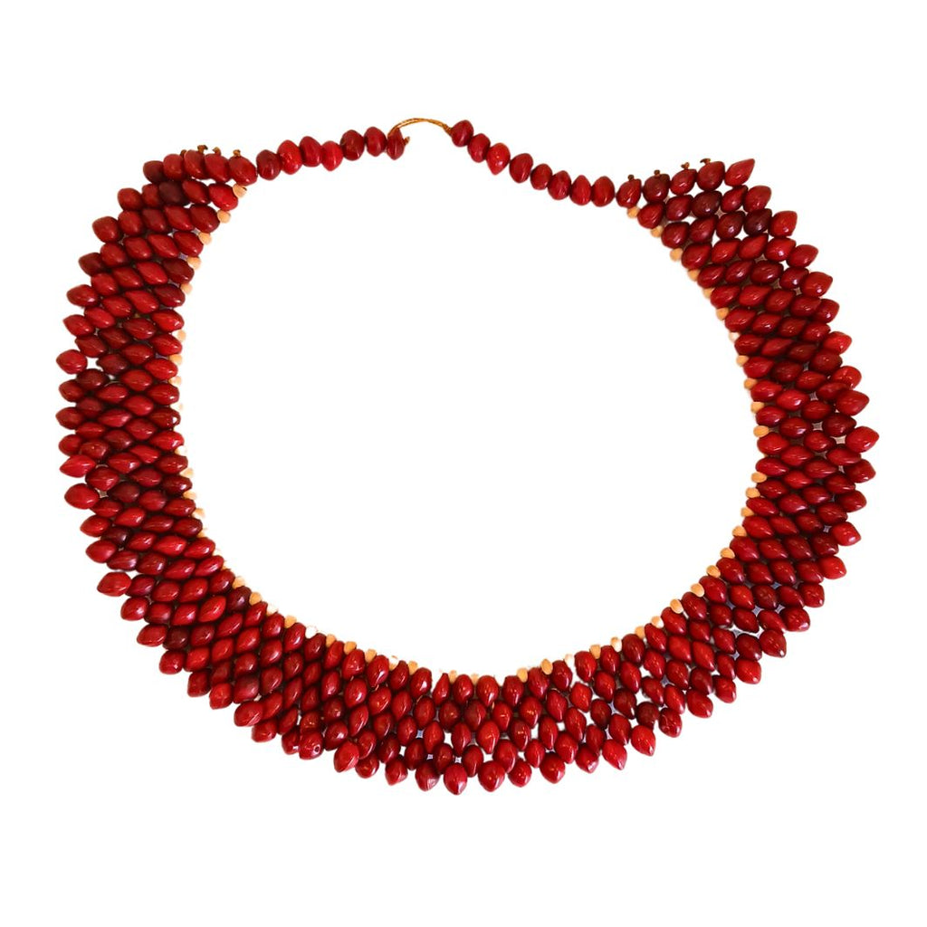 Colar de sementes Arte Indigena | Pataxó | 21200
