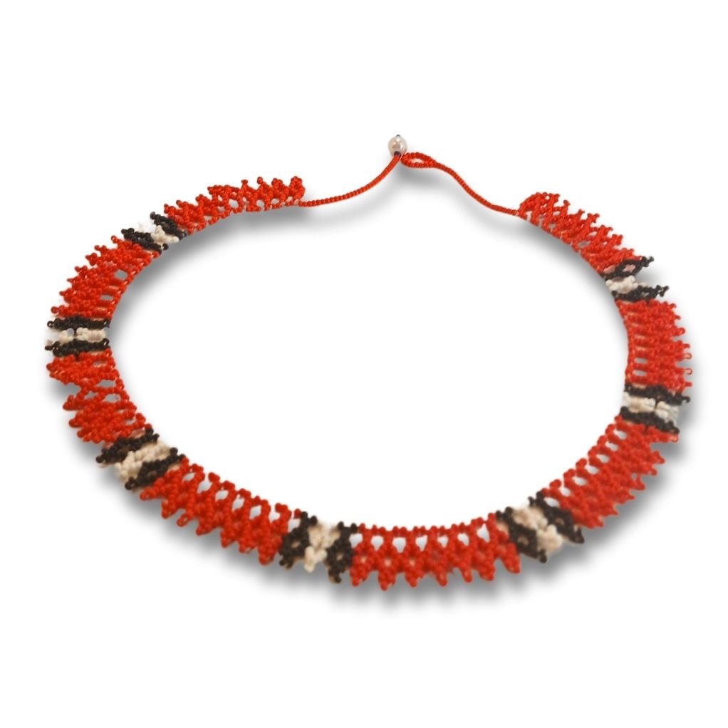 Beaded Necklace Indigenous Art Queen | Waura | 1517