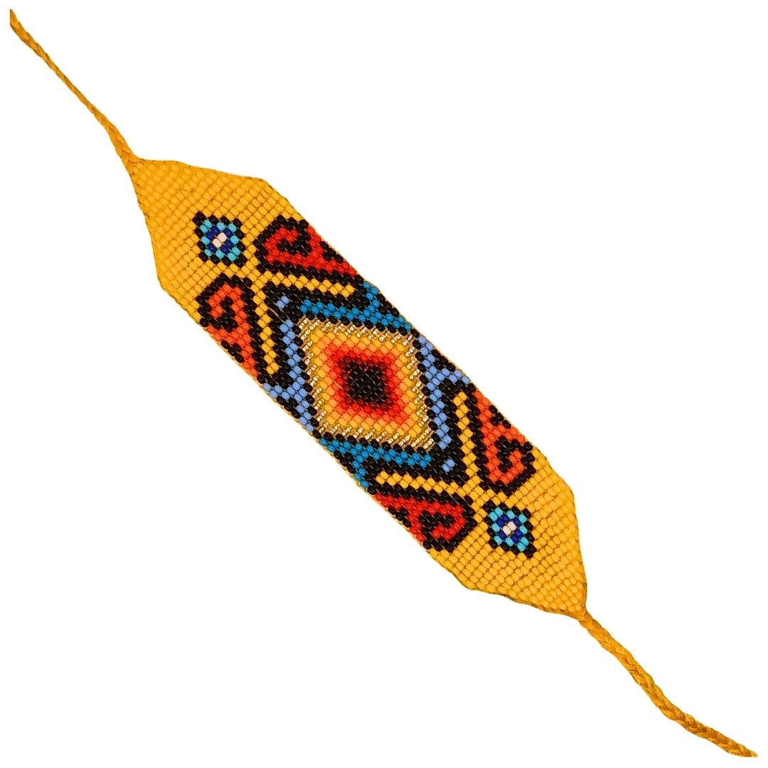 Indigenous Beaded Bracelet | Ingá from Putumayo | 144176
