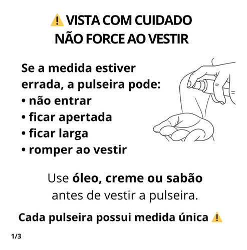 Infográfico de cuidados: não force ao vestir; usar óleo, creme ou sabão antes
