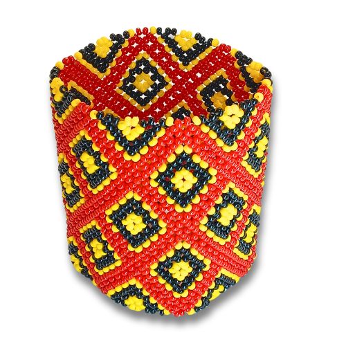 Pulseira de Miçangas Arte Indígena Elástica | Fulni-ô | 961