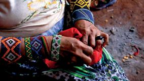 Indigenous Art Beaded Bracelet | Yawanawa Tribe | 445