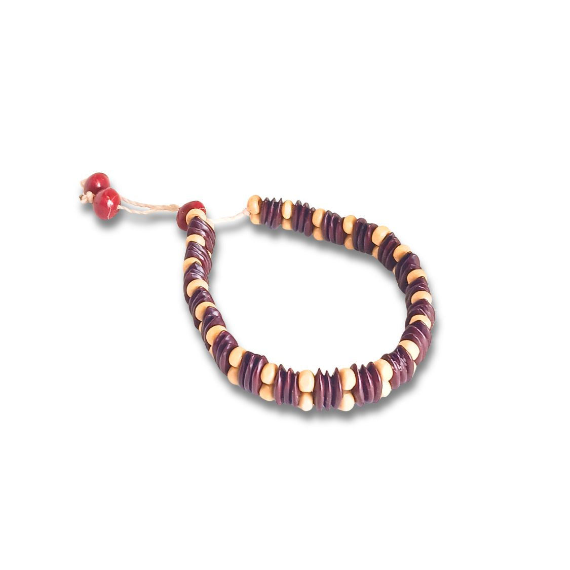 Pulseira de sementes ajustavel Arte Indigena| Pataxó| 211886