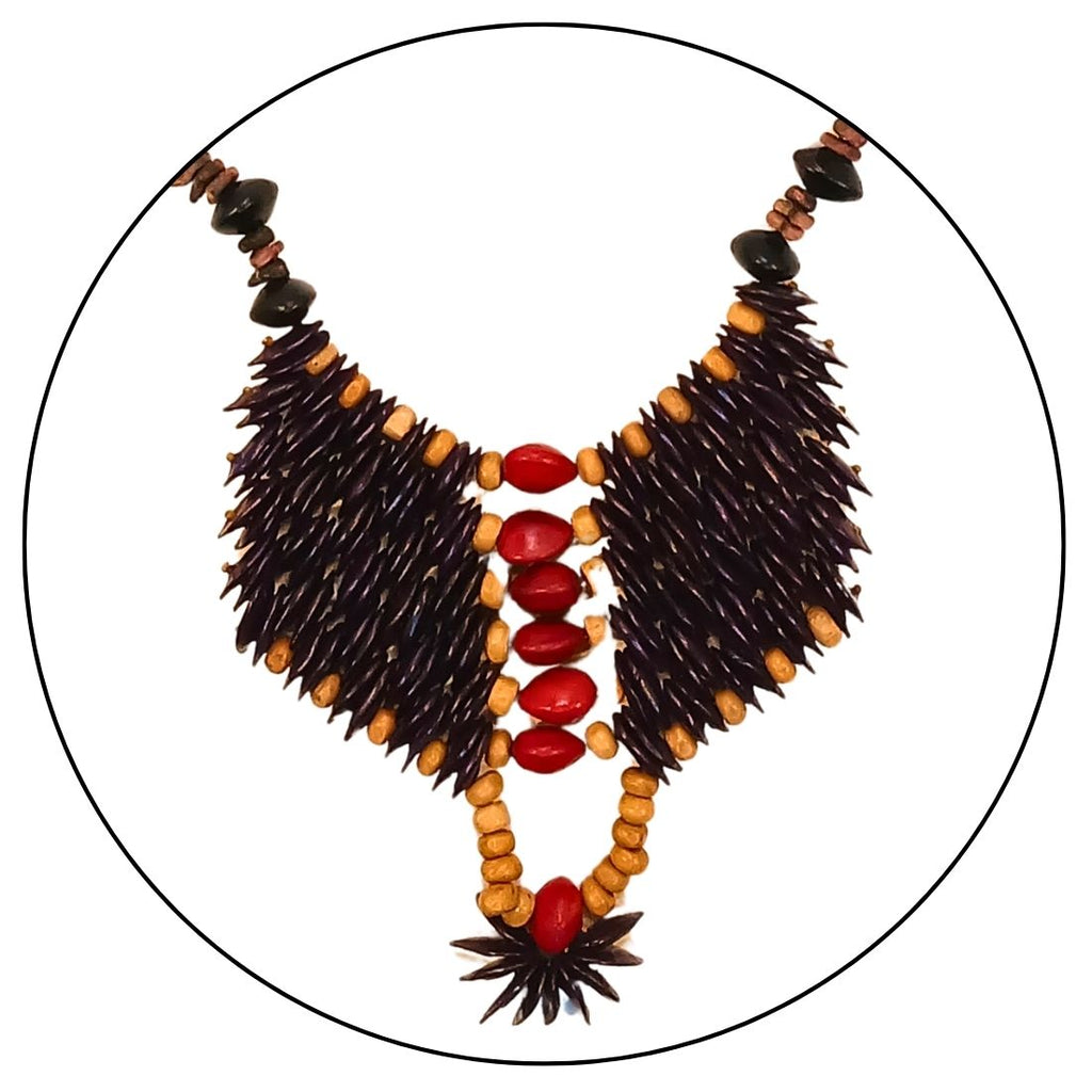 Colar de sementes Arte Indigena | Pataxó | 1321413