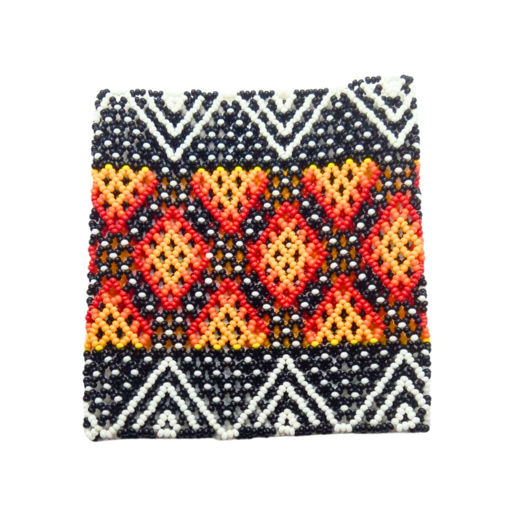 Pulseira De Miçangas Arte Indígena Elástica |waura| 1231