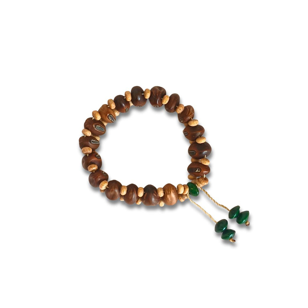 Pulseira de sementes ajustavel Arte Indigena| Pataxó| 211883