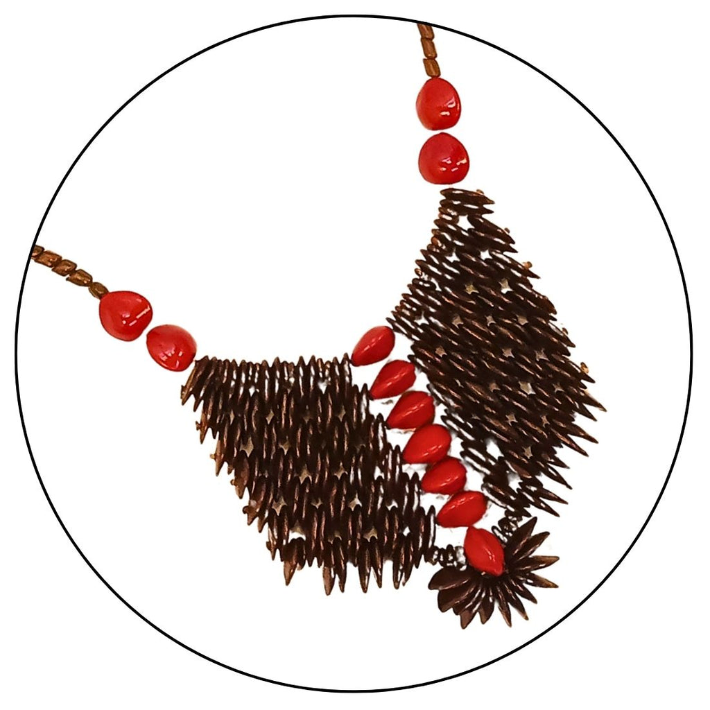 Colar de sementes Arte Indigena | Pataxó | 1321411