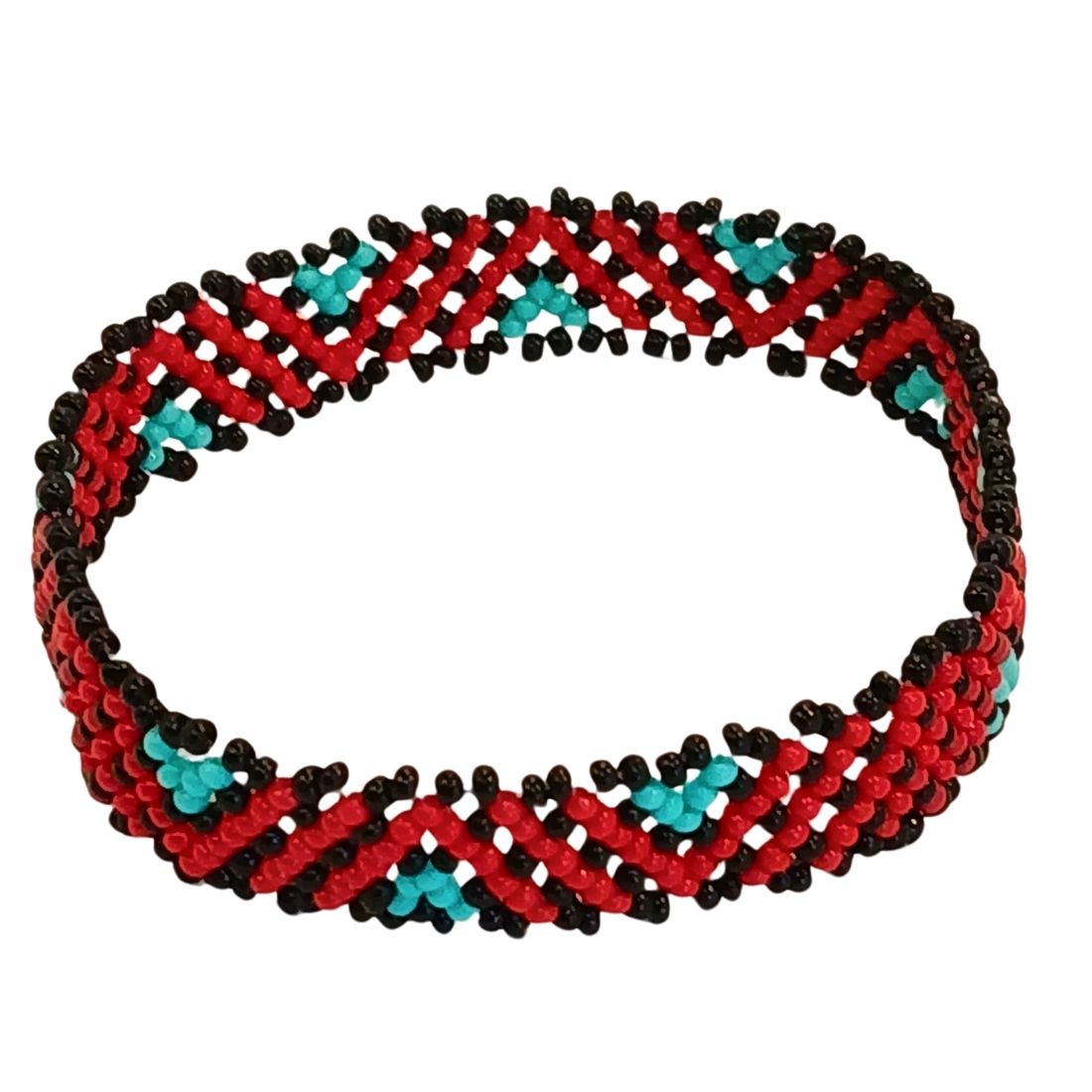 Pulseira de Miçangas Indígena fina | Waura | | 1321448