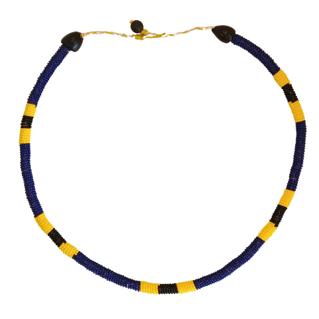 Colar de Miçangas Arte Indígena Coral | Waura |  21301