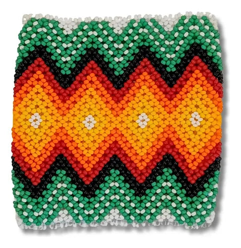 Pulseira De Miçangas Indígena 19cm  | M | Fulni-ô | 150009
