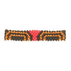 Brown Indigenous Art Beaded Bracelet | Waura | 150003