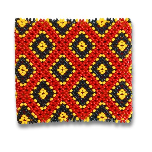 Beaded Bracelet Indigenous Art Elastic | Fulni-ô | 961