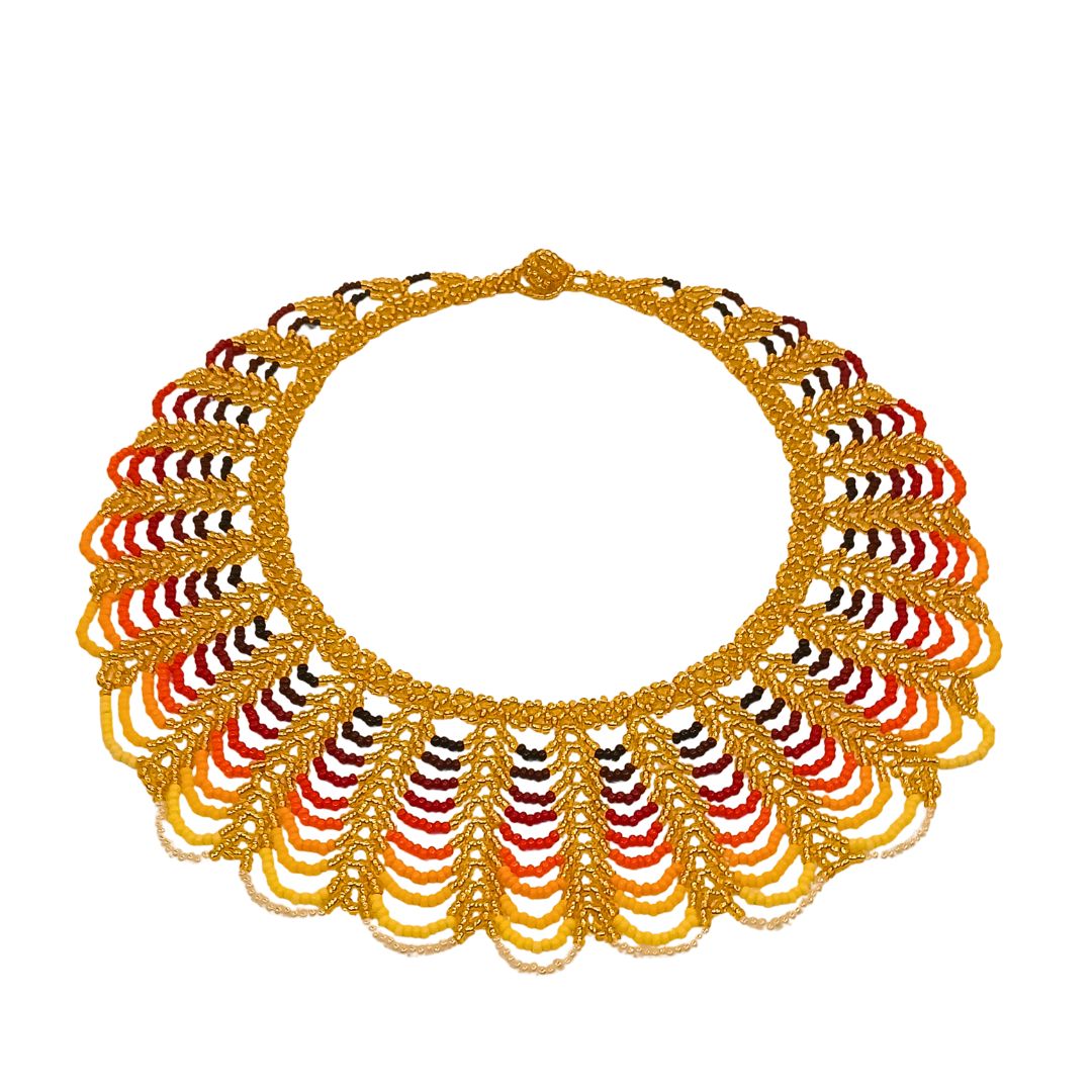 Indigenous Beaded Necklace | Ingá from Putumayo | 144189