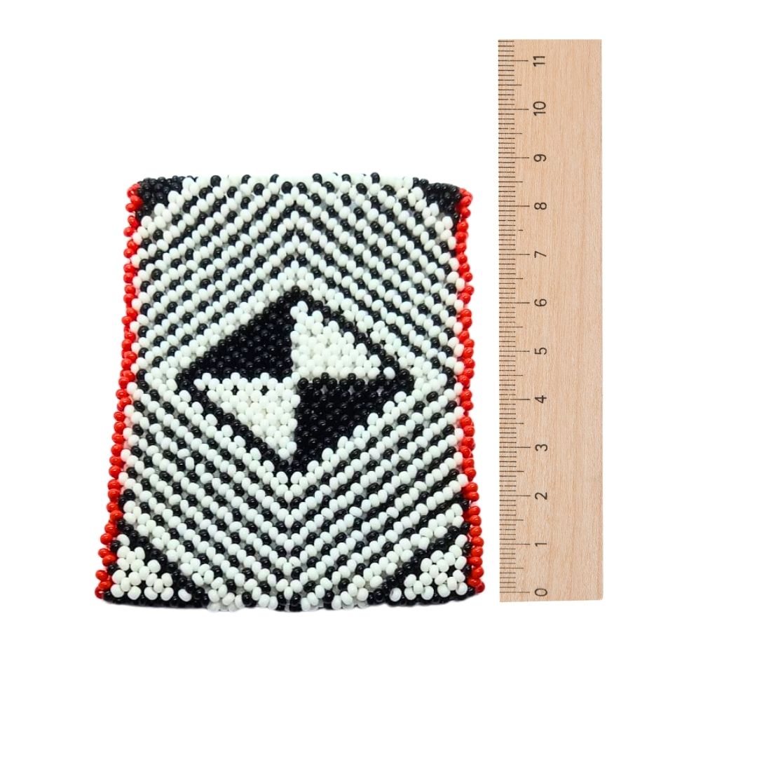 Pulseira - Fulni-ô -arte Indígina- Preto E Branco - 130418