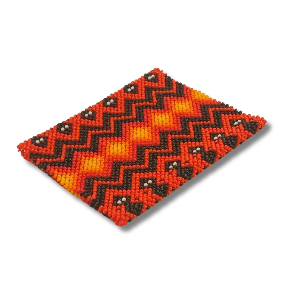 Pulseira Miçangas Indígena 20cm  G | Não Elástica | Fulniô | 0157