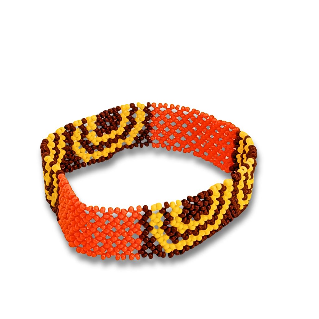 Indigenous Art Bead Bracelet | Canela | 21178 | 9.5cm