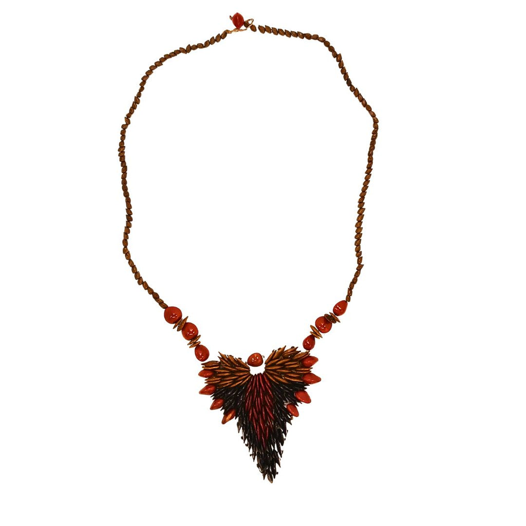 Indigenous Art Seeds Necklace | Pataxó | 21193