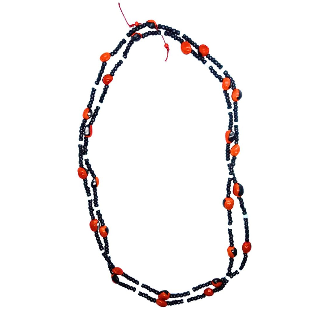 Colar Guia Indígena olho de Cabra | Arte Indígena | 1079