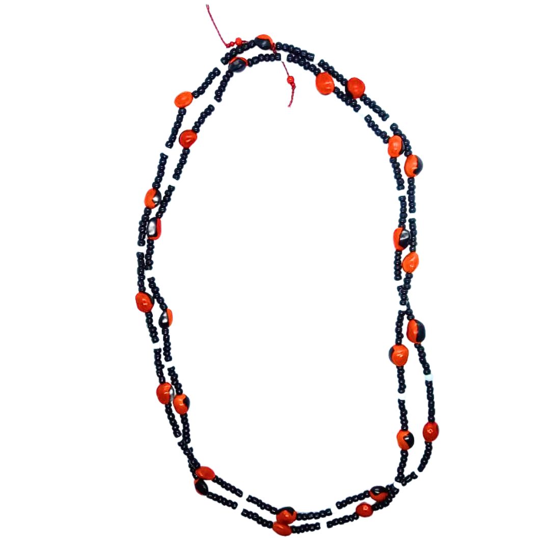 Colar Guia Indígena olho de Cabra | Arte Indígena | 1079