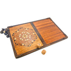 Wooden Backgammon Board | Open | Single Piece