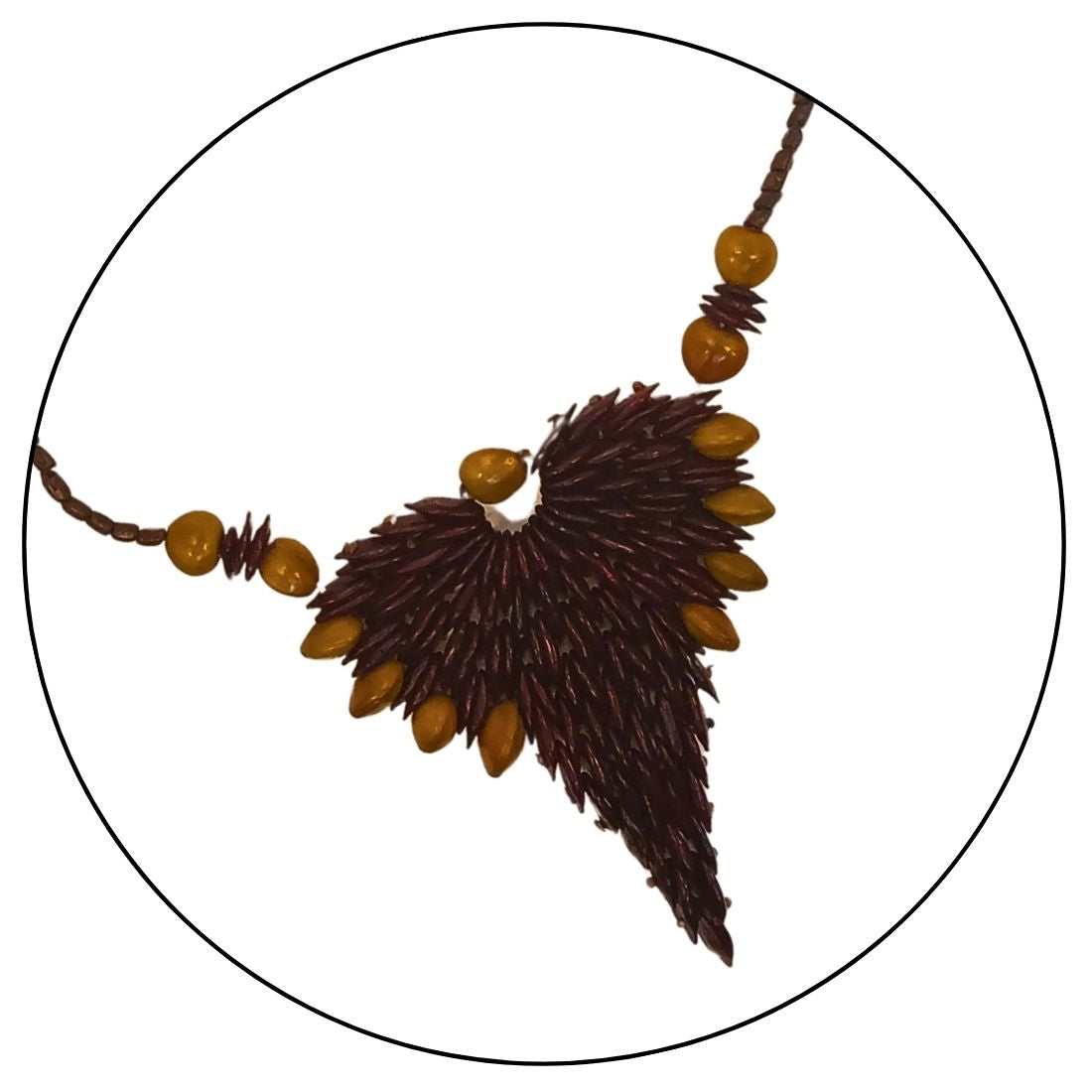 Colar de sementes Arte Indigena | Pataxó | 1321409
