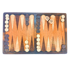 Wooden Backgammon Board | Open | Single Piece