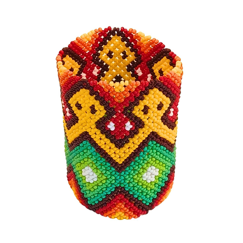 Pulseira Miçangas Indígena 21cm  G | Elástica | Fulniô | 0151