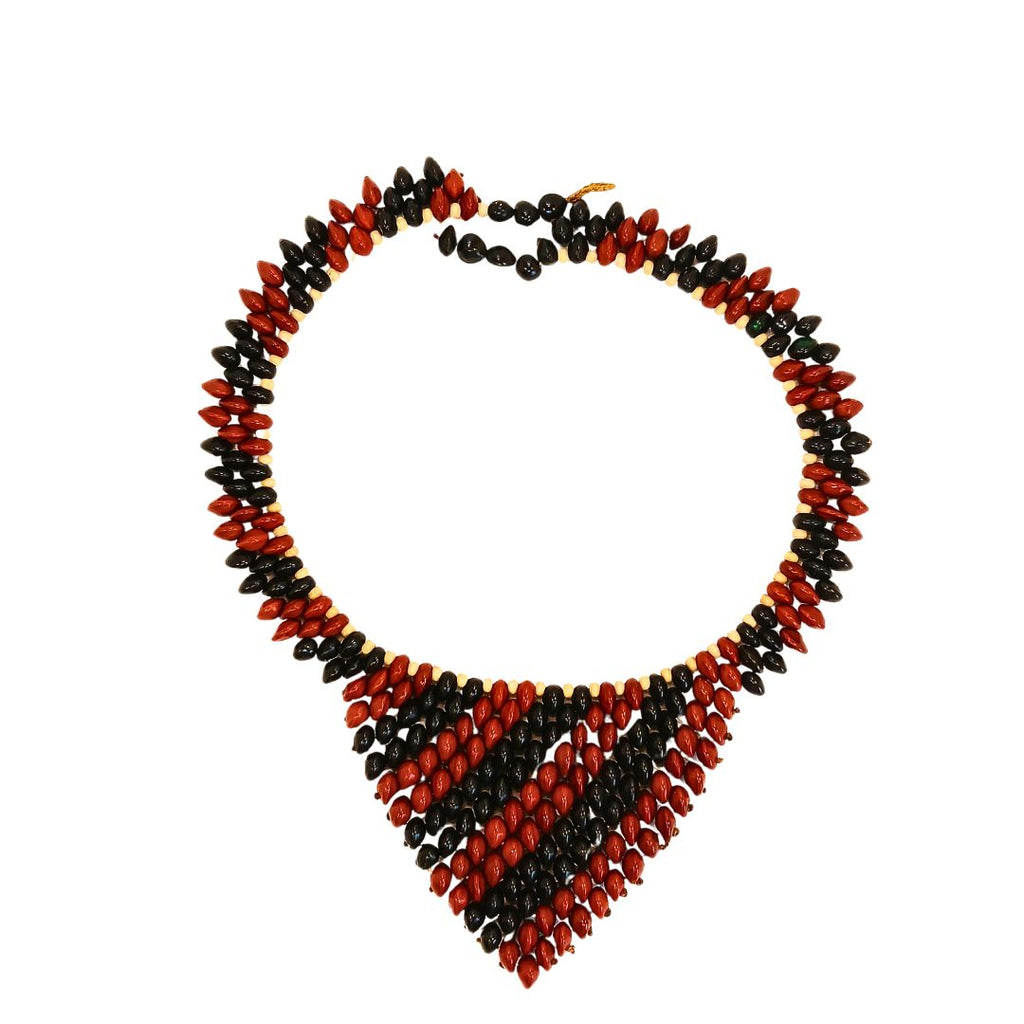 Seed necklace Indigenous Art | Pataxó | 21186