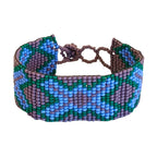 Beaded Bracelet Open Indigenous Art | Kaxinawa | 4482