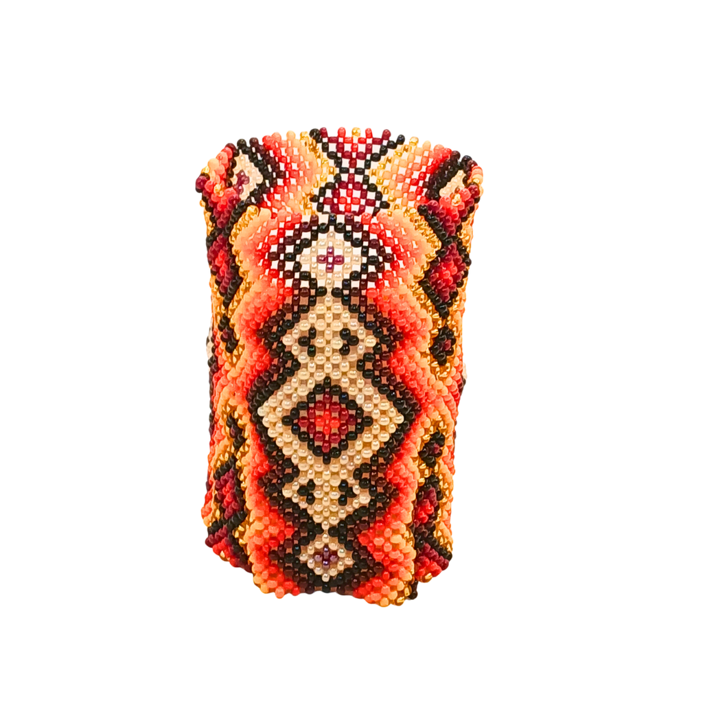 Indigenous Art Beaded Bracelet | Yawanawa Ethnicity | 141183