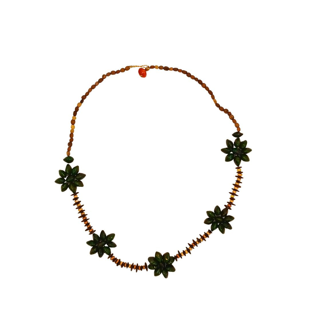 Colar de sementes Arte Indigena | Pataxó | 21201